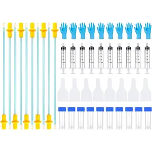 10 Set AI Artificial Insemination Dog Breeding Kit, Canine Breeding Kit, Disposable Canine Artificial Insemination, Dog Insemination Breeder Kit, Canine Breeding Supplies for Medium Breeds