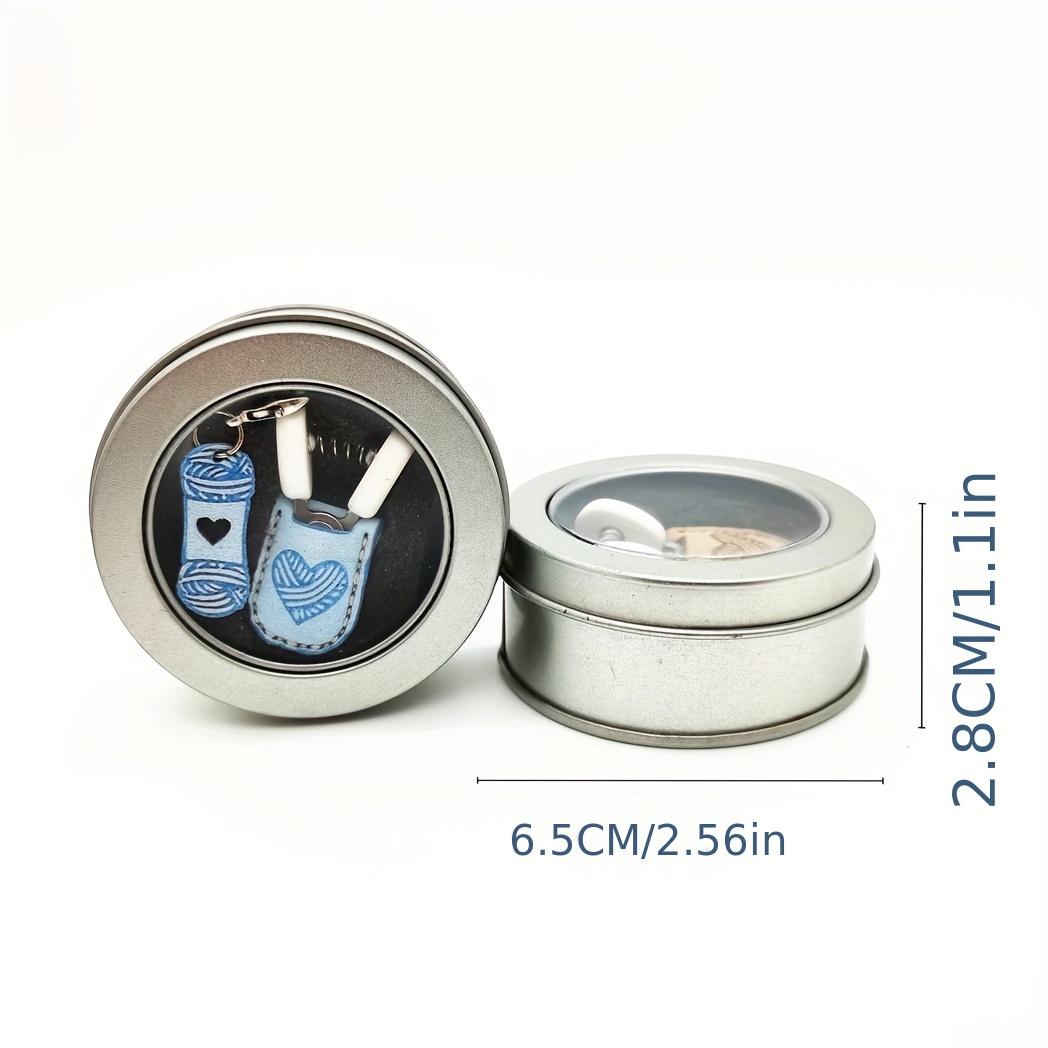 Compact Mini Knitting Scissors Set with Storage Box, Sewing Tool Kit, Essential Embroidery & Sewing Scissors for Crochet, Knitting, Cross-Stitch Crafts