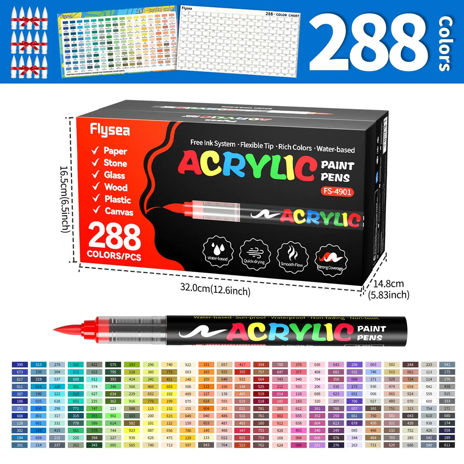 288 colors