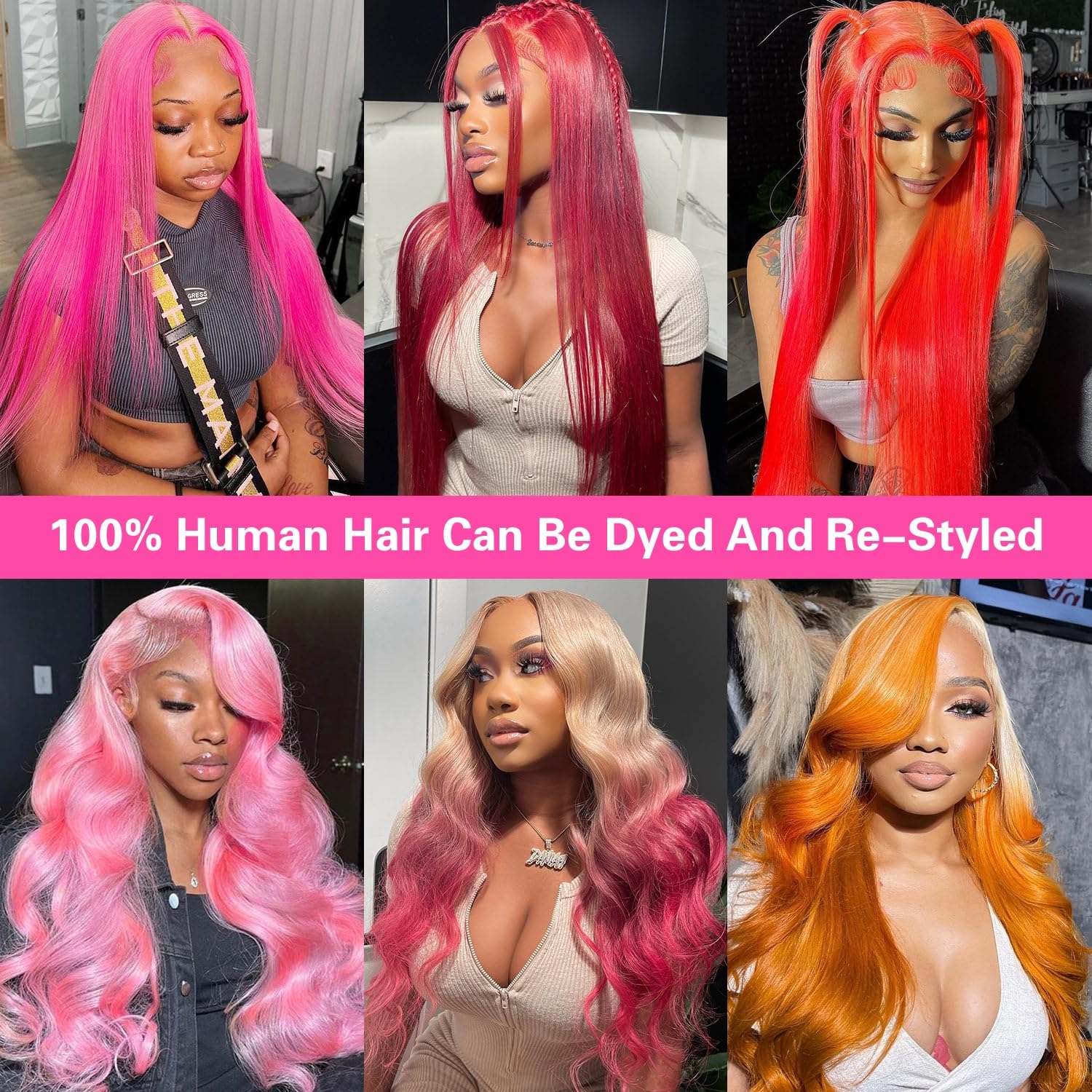 613 13x6 Lace Front Wig Human Hair Blonde Body Wave Ginger Lace Front Wigs Human Hair Reddish Brown HD Lace Frontal Wig Pre Plucked with Baby Hair for Women SpringStatements