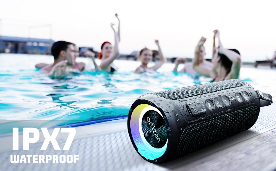 Ortzan Portable Bluetooth Speakers, PX7 Waterproof Wreless Outdoor - View #11