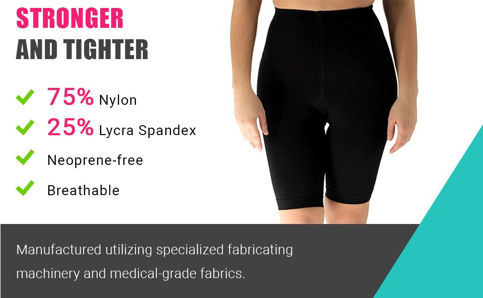 Shorts 20-30mmHg, Graduated Support for Lymphedema, Lipedema & Edema, Pre/Post-Surgery
