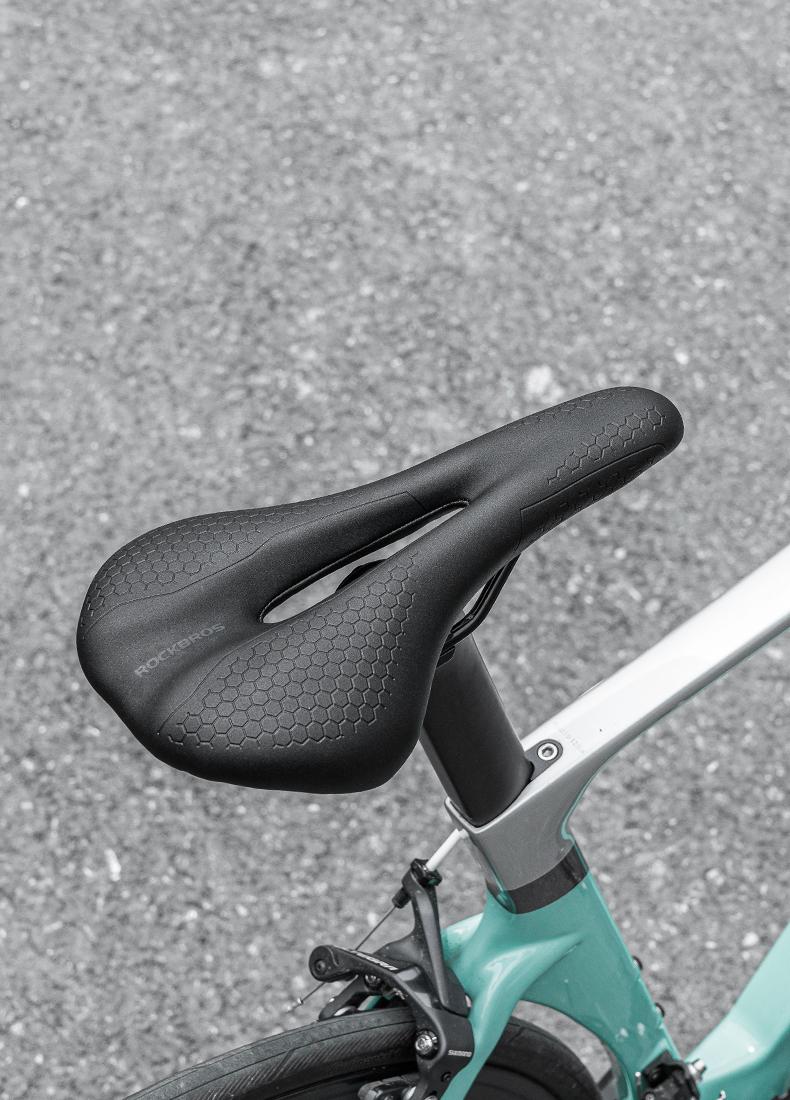 ROCKBROS Bike Seat Memory Foam Bike Saddle Comfortable Waterproof for City MTB Racing Bikes