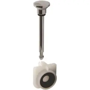 PROPLUS GIDDS-133412 Gate Knob and Washer for Bathcock with Diverter, Chrome - 133412