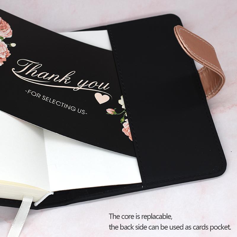 2026 A6 Undated Planner Notebook - 128 Pages 100GSM, Star Design, Synthetic Leather Cover, Bullet Journal, New Year Gift, Trendy Stationery