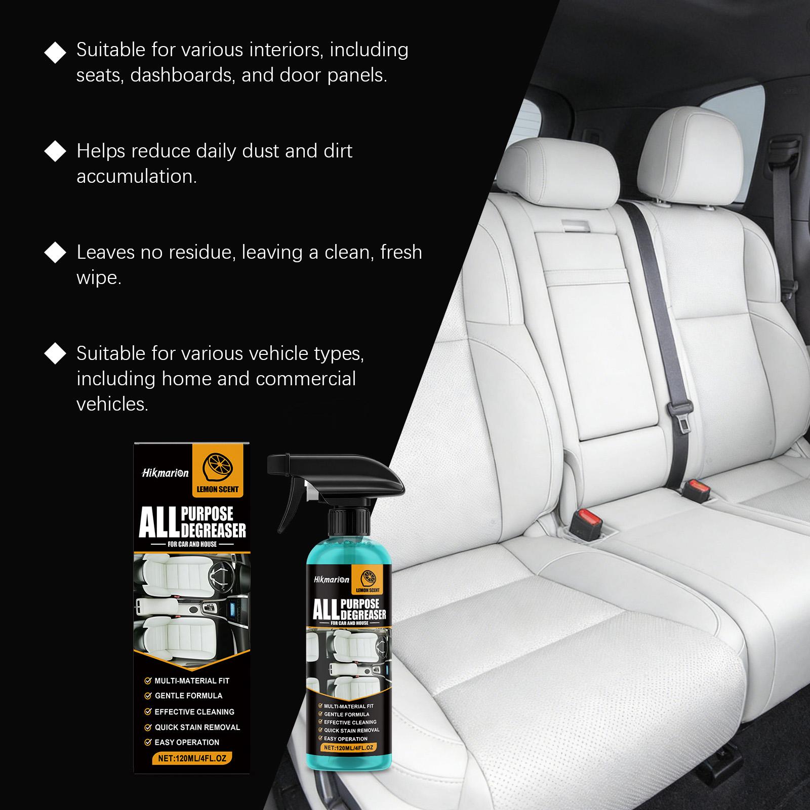 Multi-Purpose Oil Remover, Car Interior Care Renovation, Odor Elimination, Enhances Vehicle Environment, Automotive Cleaning Solution