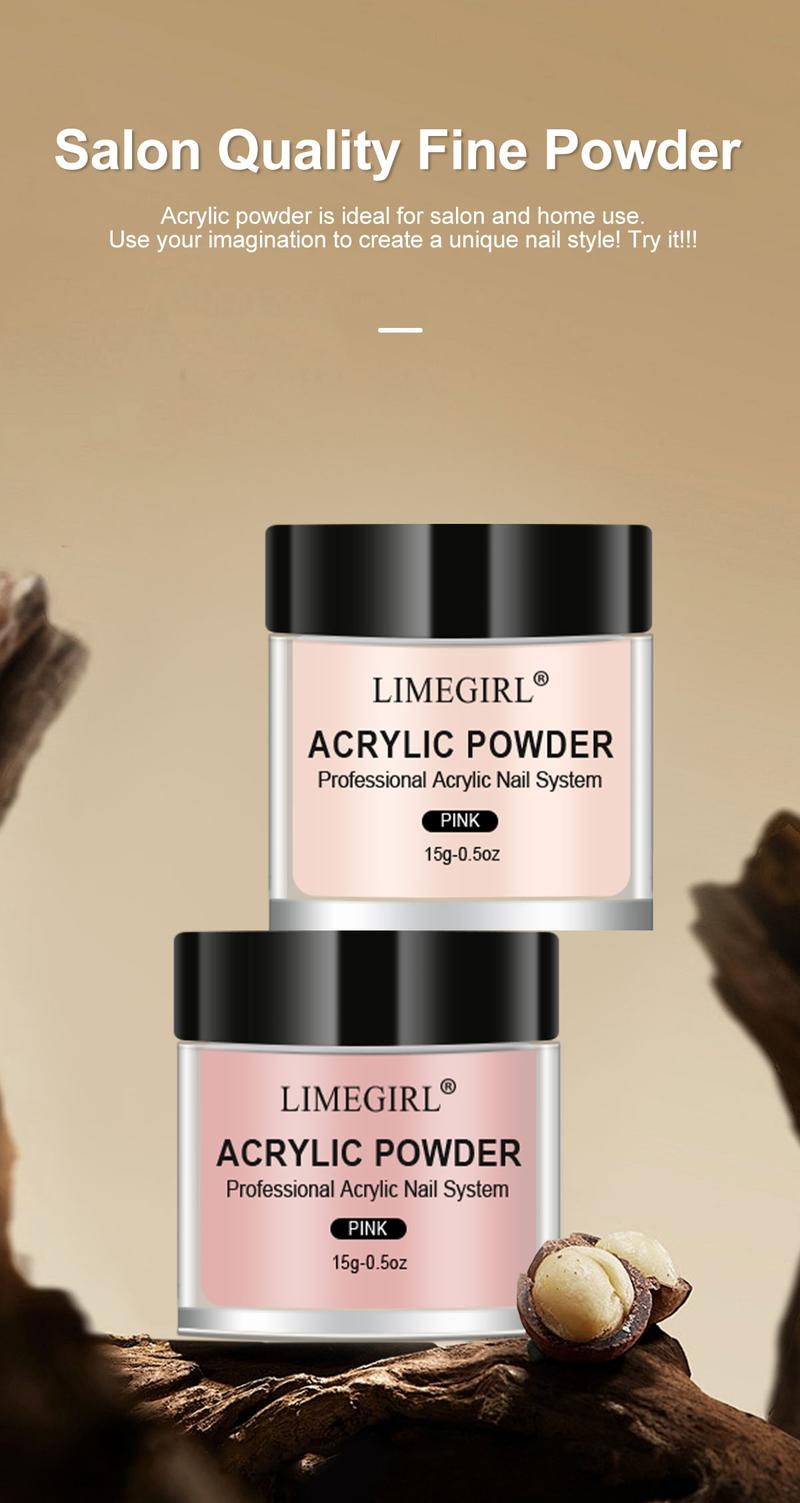 Cutics Acrylic Nail Kit for Beginners Professional Set with Nude Powder Gel Polish Glitter Decorations Gift for Women Manicure Tools & Essentials