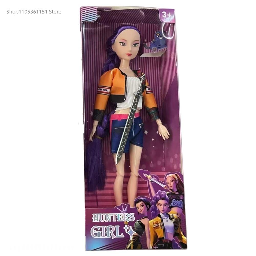 Hot High Quality Music style Anime Kpop Demon Hunters Doll Vinyl Toy Rumi Mira Zoey Demon Hunt Holiday gifts for Childrens