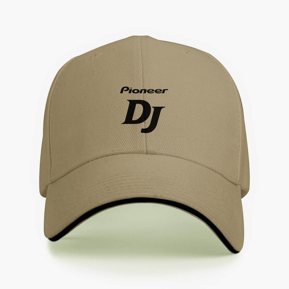 A pioneer DJ music brand printed baseball cap, unisex style, suitable for all seasons