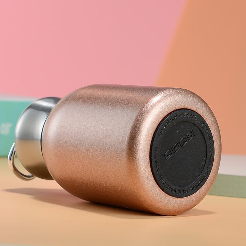 Portable Dual-Layer Vacuum Insulated Cup, Stainless Steel Water Bottle, Mini Design, Easy to Carry and Use, Perfect for On-The-Go