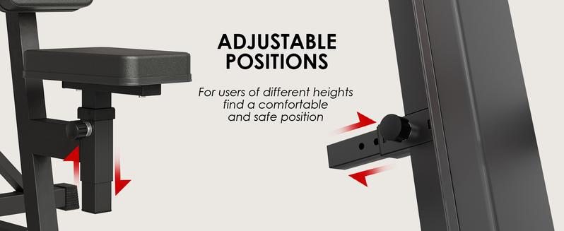 MIKOLO Deltoid and Shoulder Press Machine with Adjustable Seat & Backrest 800-Pound Capacity Upper Body Workout Equipment for Home Strength Training