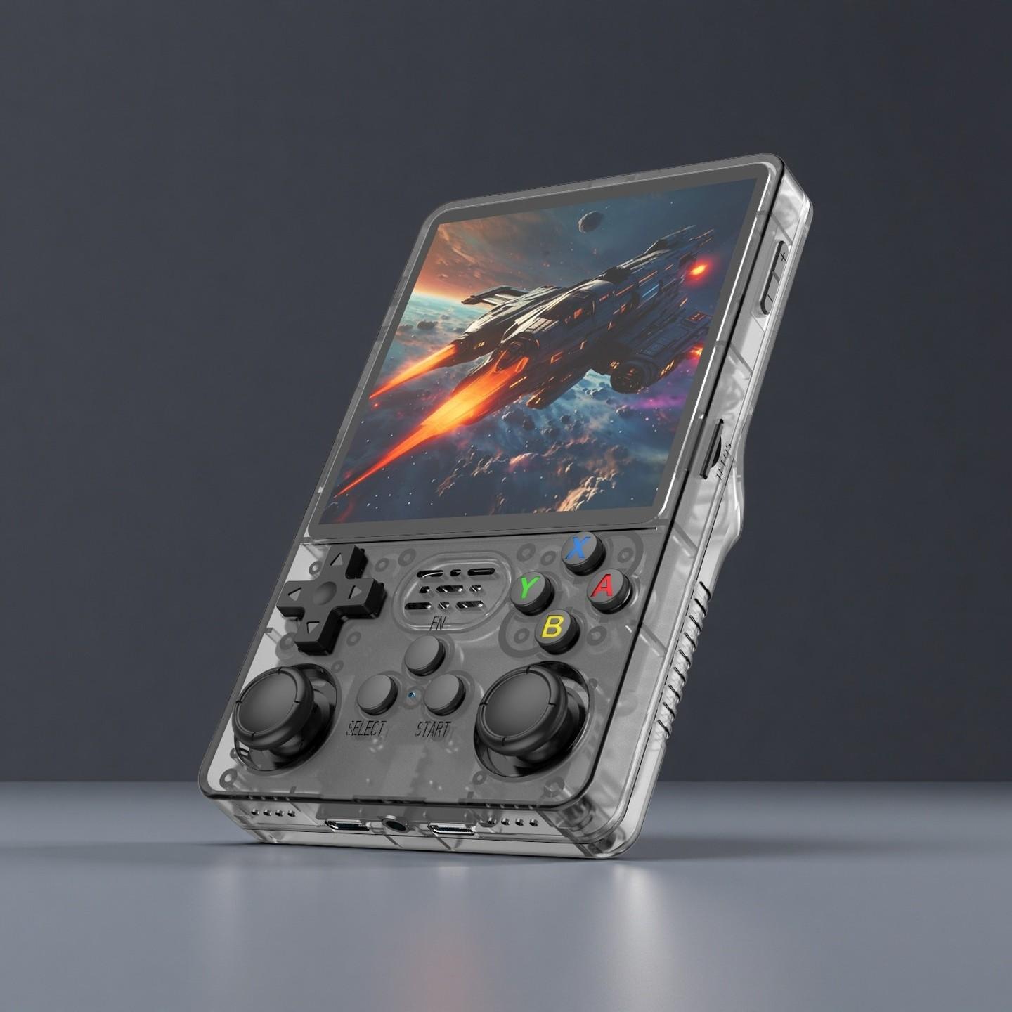 Boyhom R36plus Retro Handheld Gaming Console, 4 Inch IPS Display, 64GB 128GB Storage, WiFi, Nes Snes Game Boy Advance N64 Ps1 Psp Emulator