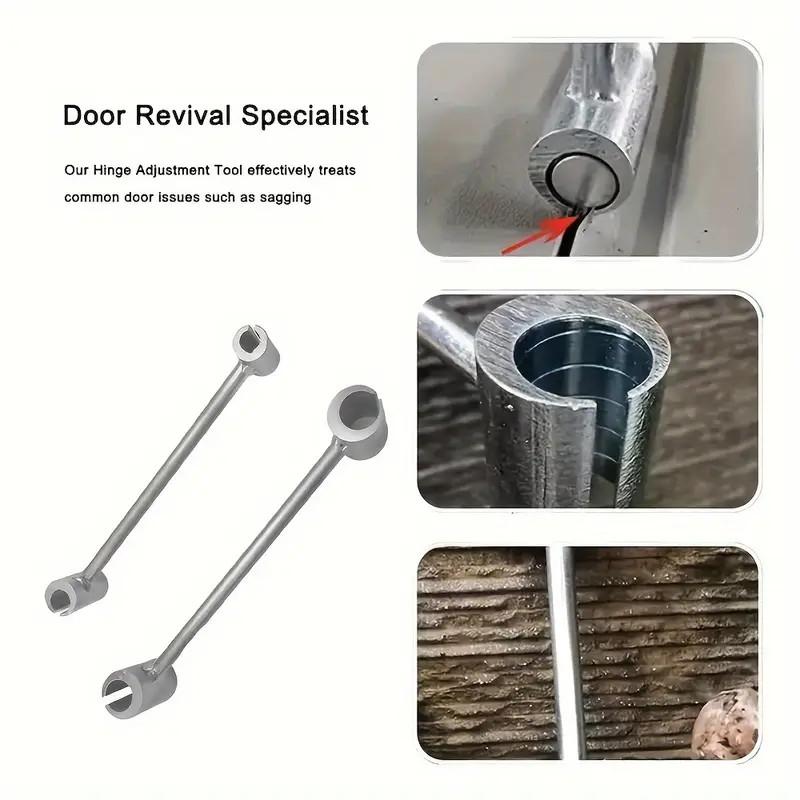 Adjustable Hinge Hole Opener, Hinge Hole Adjustment Wrench,14-25mm Hinge Repair Tool, Manual Tool, Universal Hand Tool for Home & Office Use, Hand Tools, Hardware, Adjustable Door Hinge.