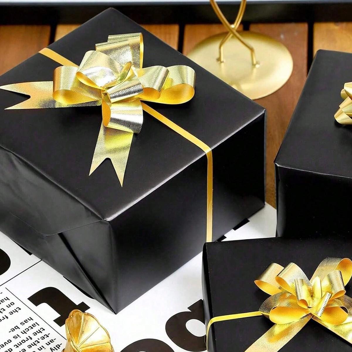 Matte Metal Gift Wrap Paper, Solid Color Packaging Paper, Wrapping Paper, Ideal for Weddings, Valentine's Day, Birthdays, Christmas, DIY Bouquets