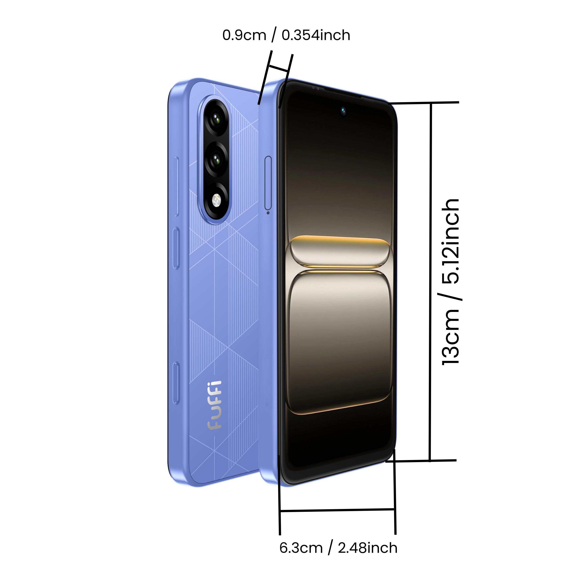 FUFFi-S26 Pro Android Phone, 5.3 Inch,Mini MAX, 4g Network, Dual Sim Card Support, 3+32GB Memory, 2500mah Battery, Fingerprint Sensor, Camera,Smartphone