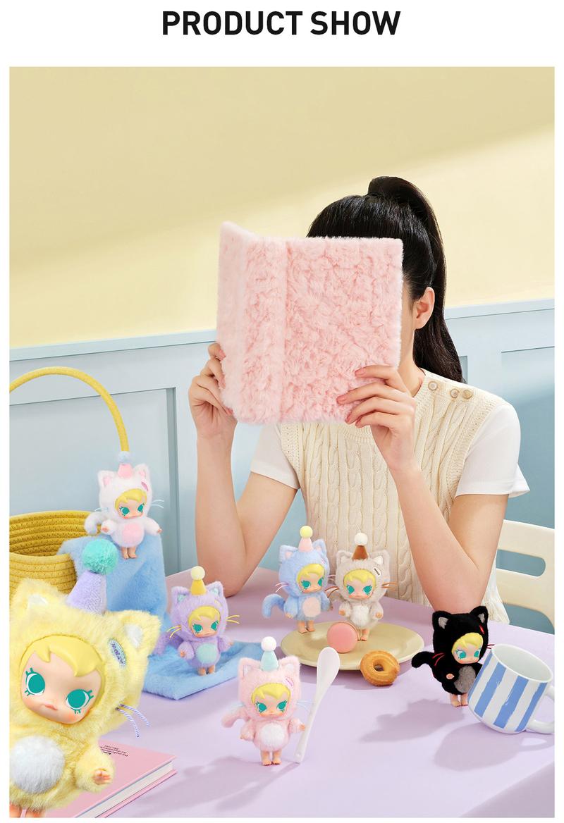 POP MART Baby Molly Pocket Friends Series-Vinyl Plush Pendant Blind Box