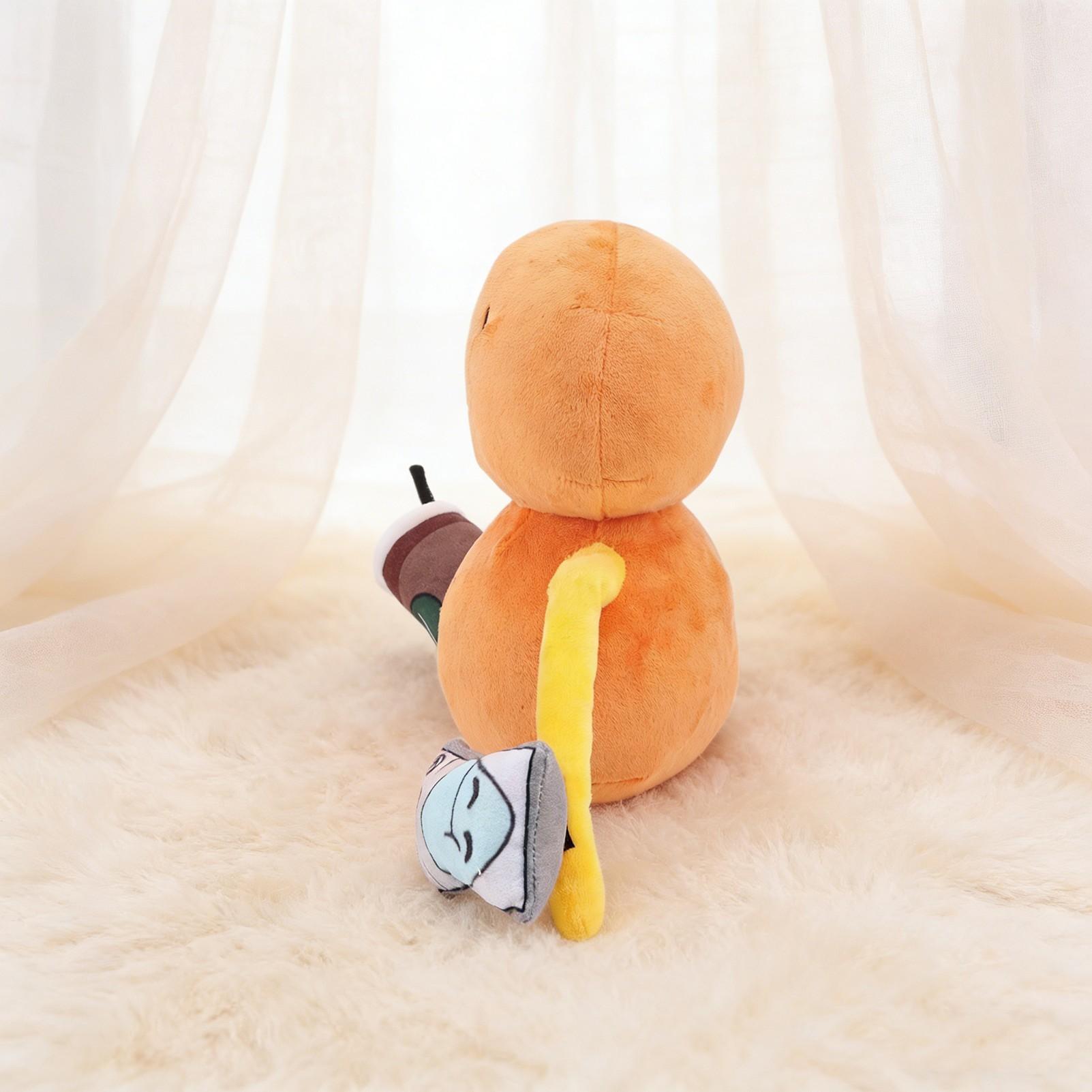The Land of Boggs Boe Plush Stuffed Animal | Ultra Soft Squishy Plushie Toy | Adorable Boe Character Figure with Detachable Iconic Drink & Phone Props | Cute Collectible Plush for Fans | Great Gift Idea for Kids, Friends and Anime & Cartoon Lovers