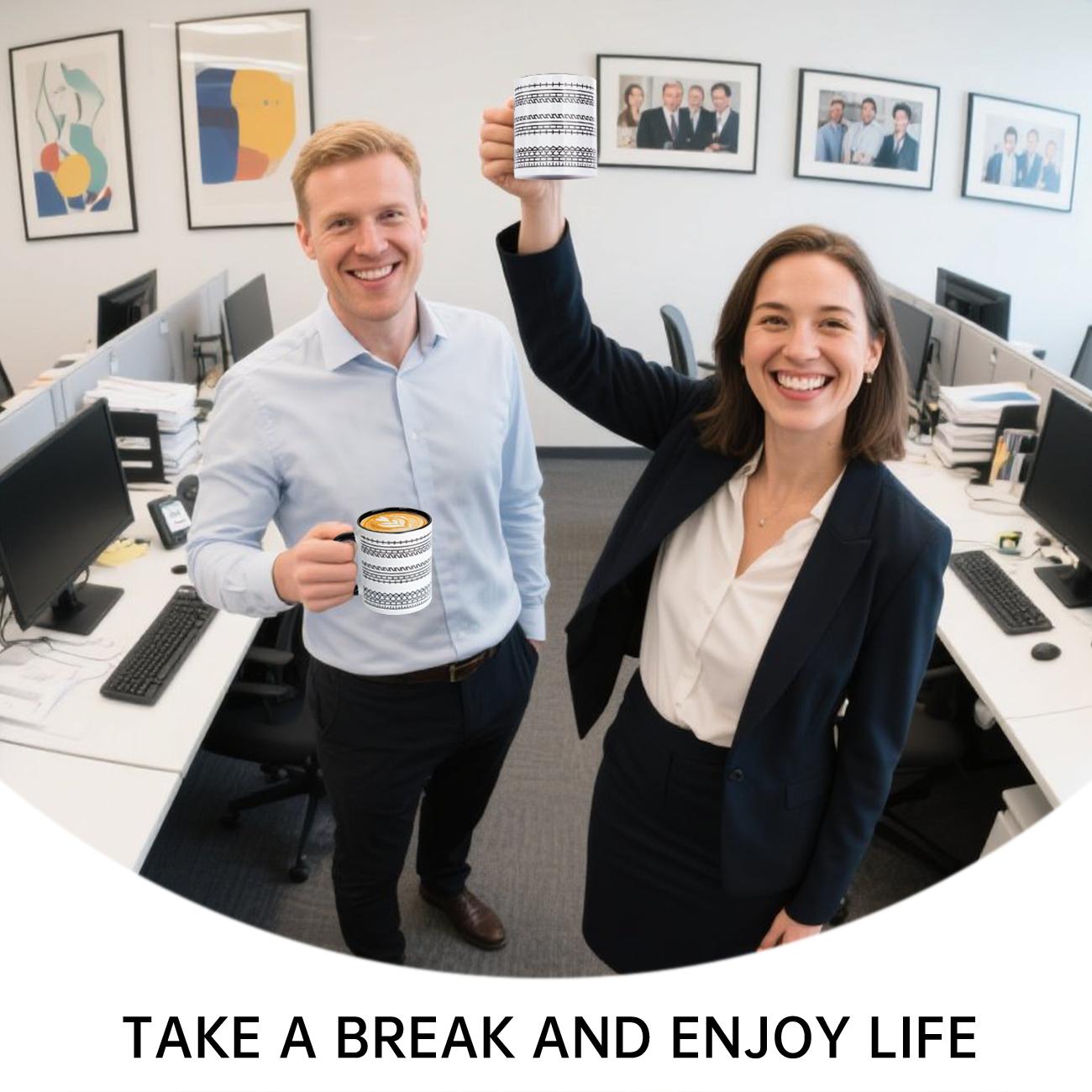 12 Oz Fuck This Shit Ceramic Coffee Mug Birthday Funny Gifts for Women Men Boss Coworkers colleague Friend Retirement Christmas Gifts Stylish Drinkware