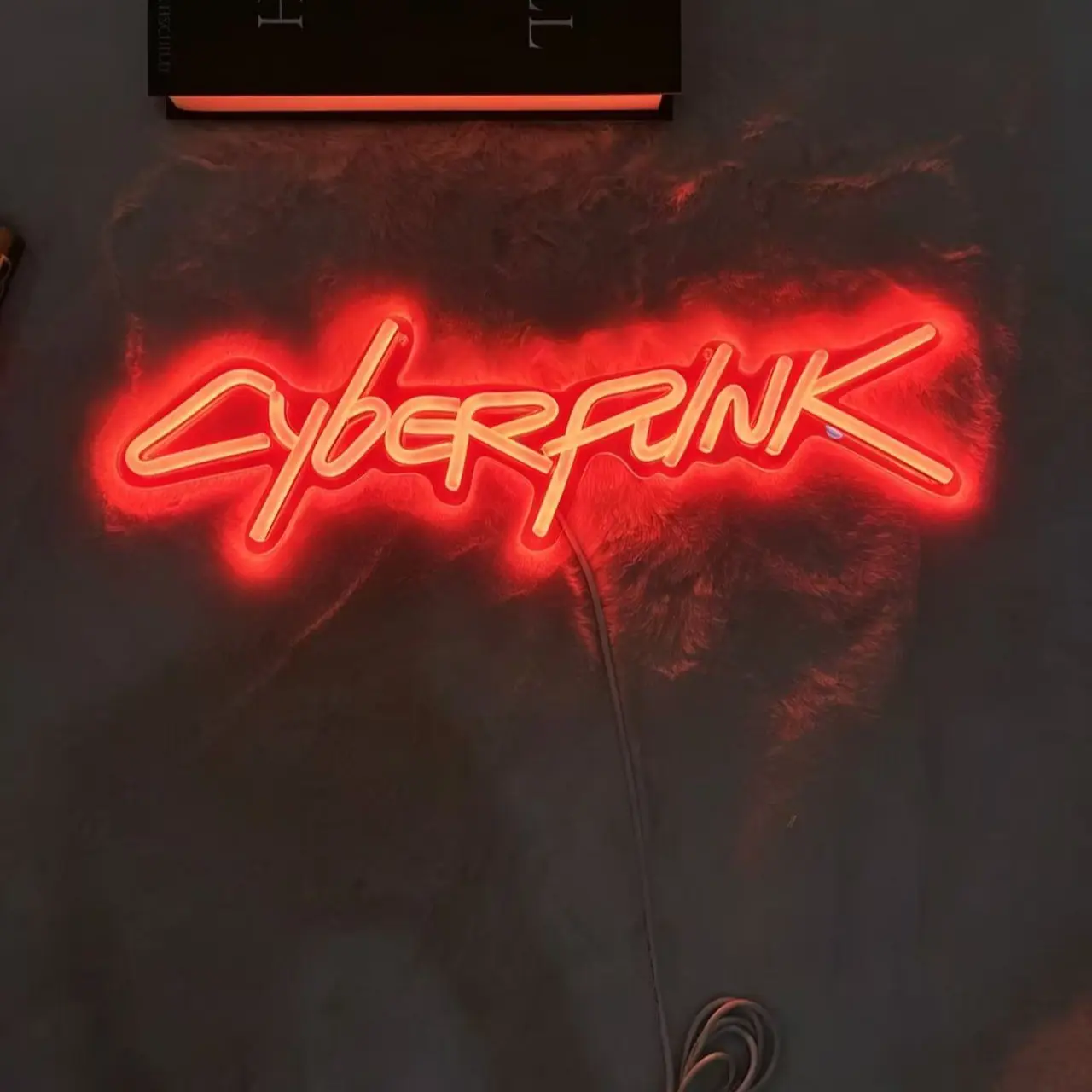 Cyberpunk Neon Light, Gaming PC Decorative Lamp, USB Powered, Adjustable Brightness, Perfect for Game Room Ambiance