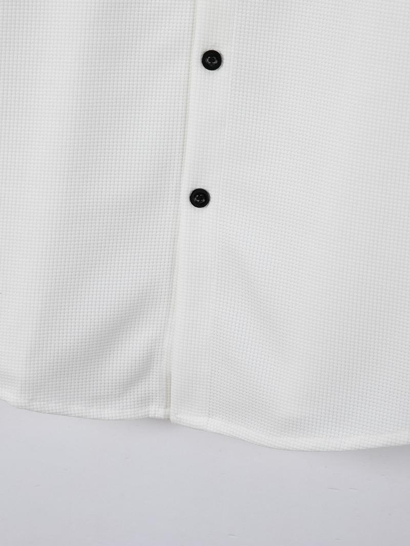 Men's Spring & Fall New Set, Stand Collar Pocket Long Sleeve Waffle Knit Top Jacket, Drawstring Waffle Knit Pants, Versatile Comfortable Clothing