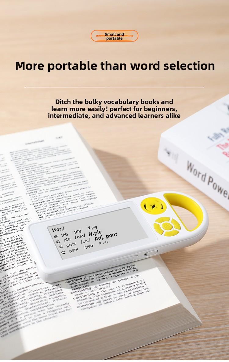 Portable Vocabulary Machine for Word Memorization with Real Human Pronunciation