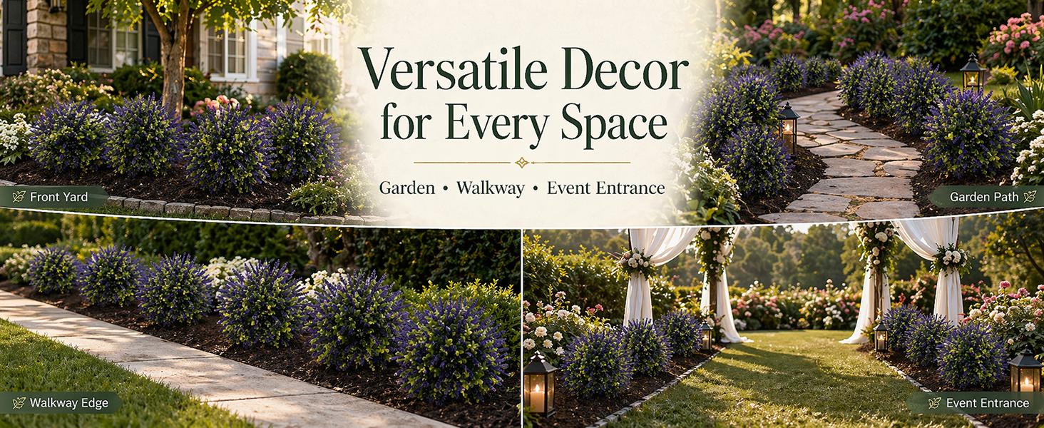 Artificial Topiary and Boxwood Topiary Set of 2 - 23.6" H x 17.7" W UV Resistant Faux Greenery Balls with 7.8" Ground Stakes, Planter Insert Urn Filler for Front Door, Porch, Entryway Artificial Topiary and Boxwood Topiary Set of 2 - 23.6" H x 17.7" W UV Resistant Faux Greenery Balls with 7.8" Ground Stakes, Planter Insert Urn Filler for Front Door, Porch, Entryway