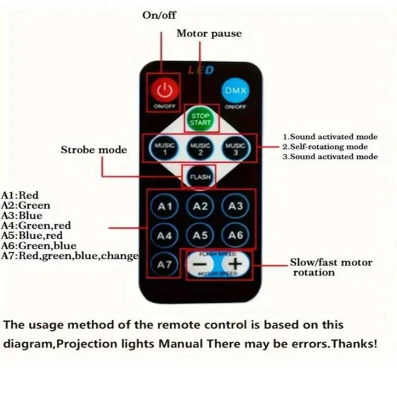 Water Wave Projector Lamp, Plug-In Self-Moving Magic Ball Atmosphere Light with Remote, Sea Wave Projector for Bedroom Home Decor Gift