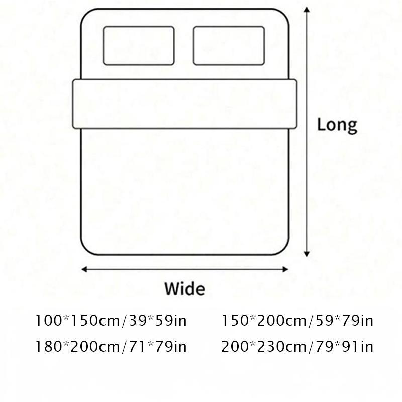 King Size Bubble Blanket, Striped Pattern, Thick Warm Material, Soft Cozy Blanket, Ideal for Home Sofa, Bedroom, Nap, Travel, Christmas Gift Backup