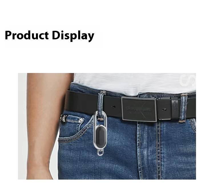 Miroddi Heavy-Duty Metal Keychain Tracker for Apple Find My | Men's GPS Key Locator, Waterproof Steel Carabiner Christmas gifts Map Bluetooth Air Tracker