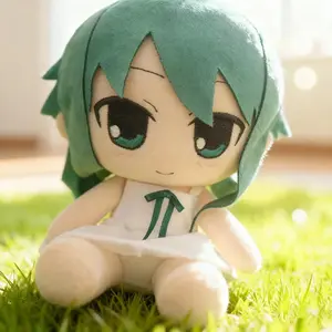 Saya No Uta Plush Doll Anime Character Fufu Cute Cartoon Stuffed Toy Sitting Pose Cotton Doll Home Decoration Collectible Gifts