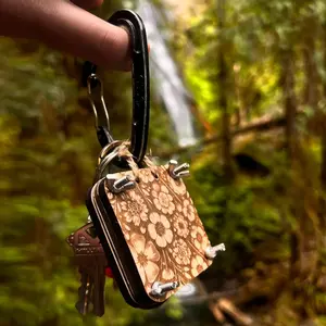 Wooden Pocket Flower Press, Rectangular Press for Specimen Making, DIY Crafts & Bookmarks, Ideal Gift for Nature Lovers, Birthday Present, Book Accessories