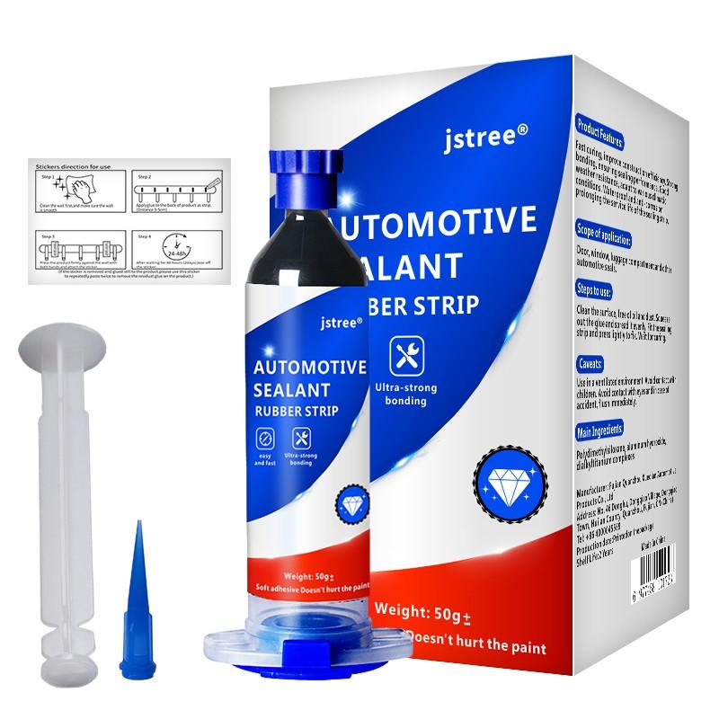 Jstree Car Sealant Adhesive Glue, Soft Strong Bonding Agent for Window Frame Sealing Strip Repair, Automotive Accessories 50g