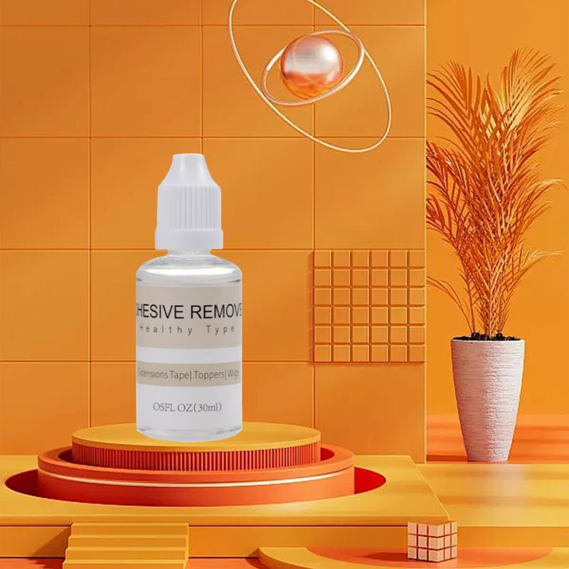 SunnyReplacement Tape Double Sided Tape in Hair Extensions White 0.8cm*4cm 12 pcs and Adhesive Remover, Tape in Hair Extension Remover