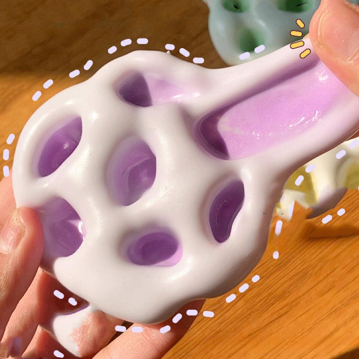 Super fun stress relief toys, snowy glutinous rice sand pinch toys, DIY shape glutinous rice squeeze stress relief toys, rice flour puree, handmade mitaba mud toys, cute glutinous rice mud squeeze toys squeeze decompression handmade balls