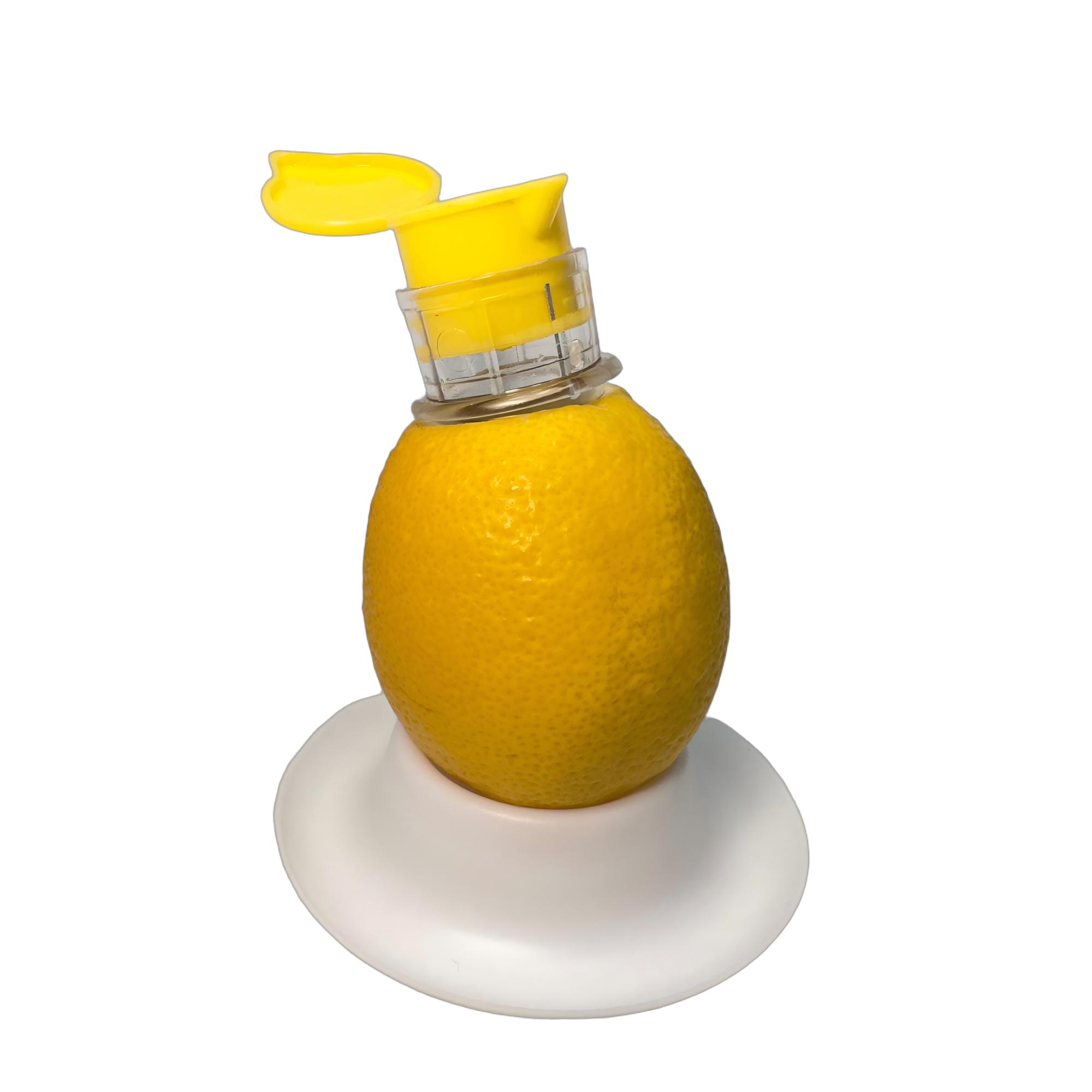 DG 2-Pcs Lemon Squeezer, Ergonomic Twist-Action ,Portable Manual Lemon Juicer, Compact  Handheld Lemon Press with Lids,Suitable for Birthday Gifts&Christmas gifts