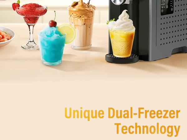 Make Valentine’s Day Sweeter  SYINTAO 2-in-1 Slushie & Soft Serve Machine | Auto-Clean | 6 Preset Modes | One-Touch Refreshing Drinks at Home | Compact, Easy & Always Ready for a Cool Treat (24-Hour On-Call)