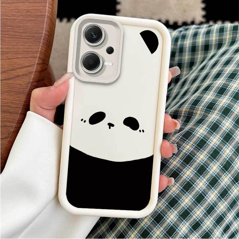 1 Piece Note12Pro 5G napping panda Flexible Case For Redmi Note 12 Pro 5G With Lightweight Features Suitable For Casual