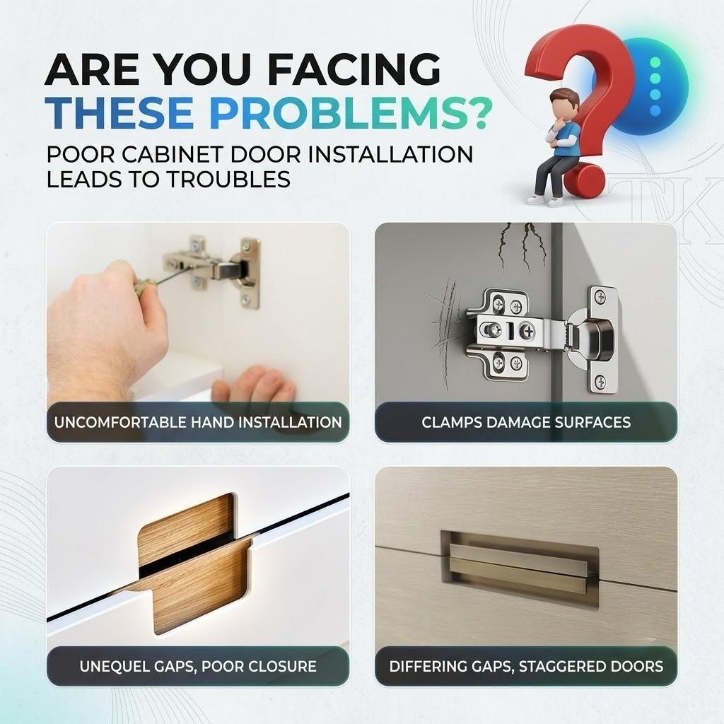 Cabinet Clamps, Secure Clamp, Face Frame Clamps for Installing Cabinets, Heavy Duty, DIY Home Renovation，Woodworking Tool