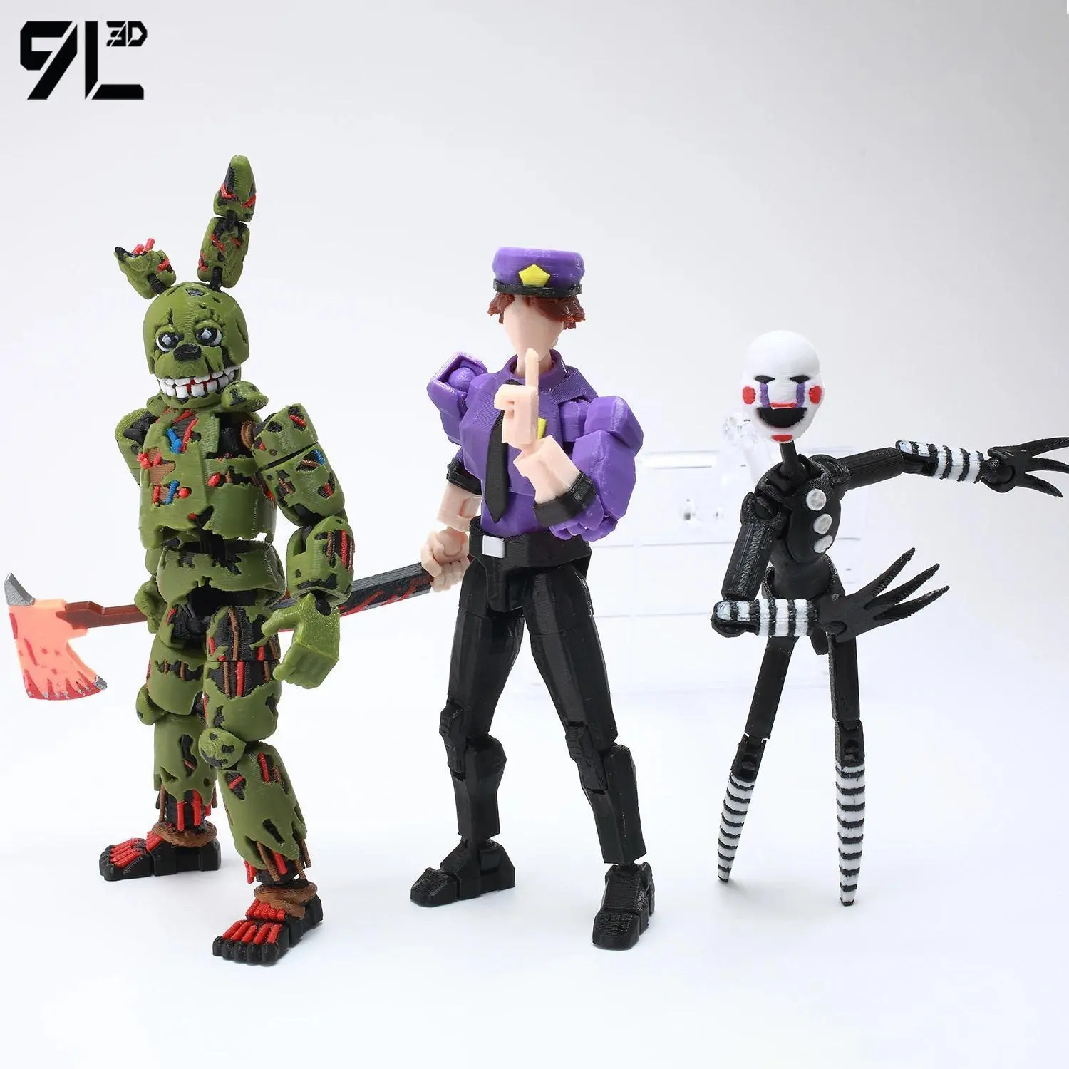 9L 3D Fantasy Warrior Character Model Horror Style Action Figure Desktop Display Collectible Toys Ornament Dummy13 Lueky13 Gifts Popular toys 2026 Hot selling toys
