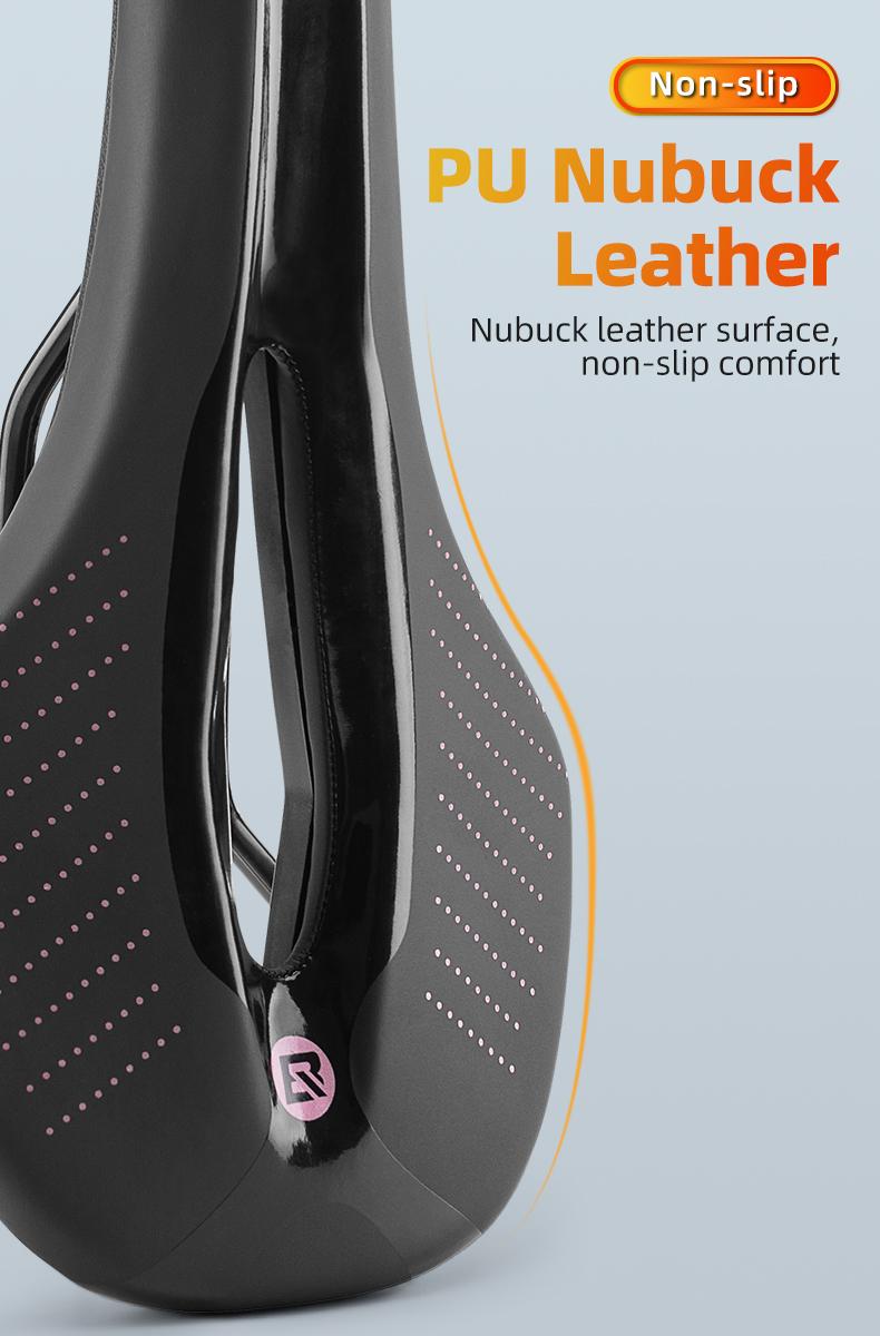 ROCKBROS Bike Saddle Ultralight Breathable Comfortable Cushion MTB Road Bicycle Seat Saddle Foldable Bicycle Saddle Racing Soft Cycling Saddle