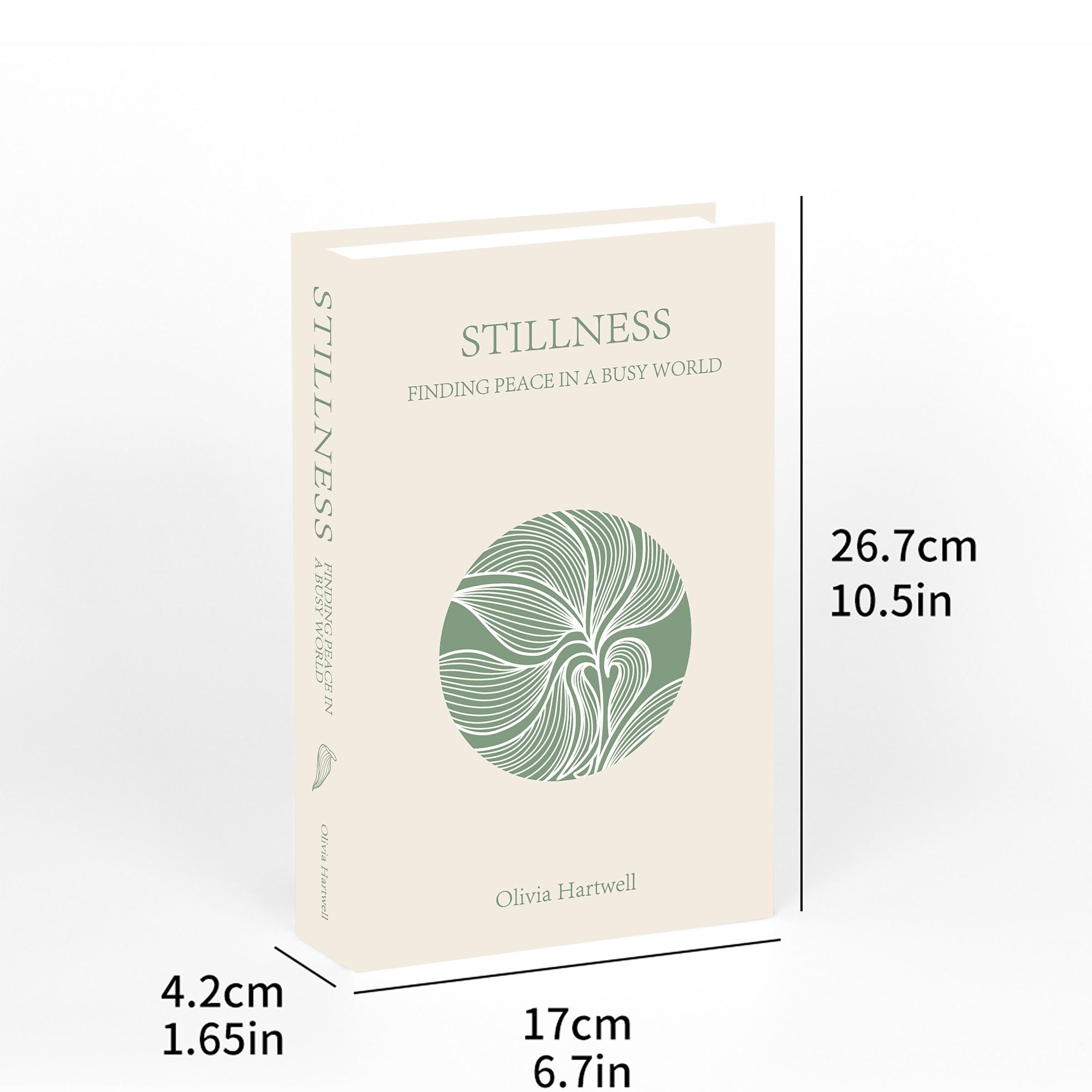 2pcs Simulated Bookends Home Decor, Foldable Fake Books, Stackable Prop for Bedroom Living Room Study, Photography Props, Holiday Decoration