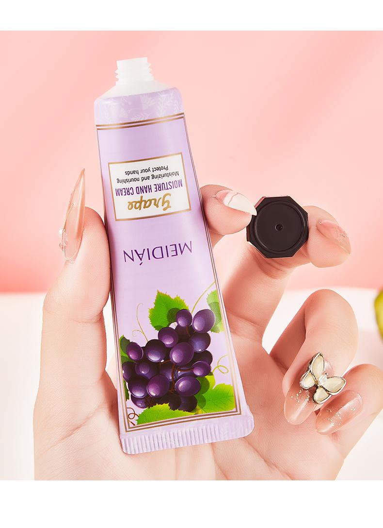 Fruit-scented hand cream -5 kinds of fruit flavors, moisturizing hand cream, deep moisturizing, convenient to carry