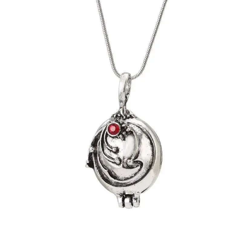 The Vampire Diaries Necklace Elena Gilbert Fashion Vervain Verbena Pendant Photo Locket Jewelry Men Women Christmas Party Gifts