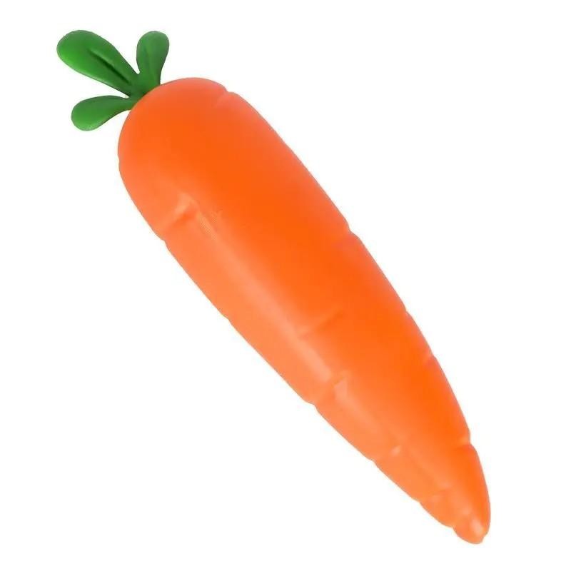 Soft Adorable Carrot Stress Relief Gift, 11.5 Inches, Non-Toxic, Stretchable, Twistable, Ideal for Sensory Play and Outdoor Activities