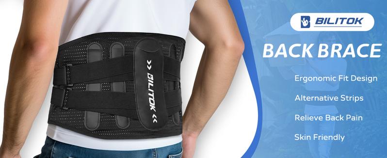 Adjustable Back Support Belt for Men and Women – Breathable Lumbar Brace for Instant Relief from Back Pain, Sciatica, Herniated Discs, and Scoliosis – Ideal for Home, Work, and Lifting Activities