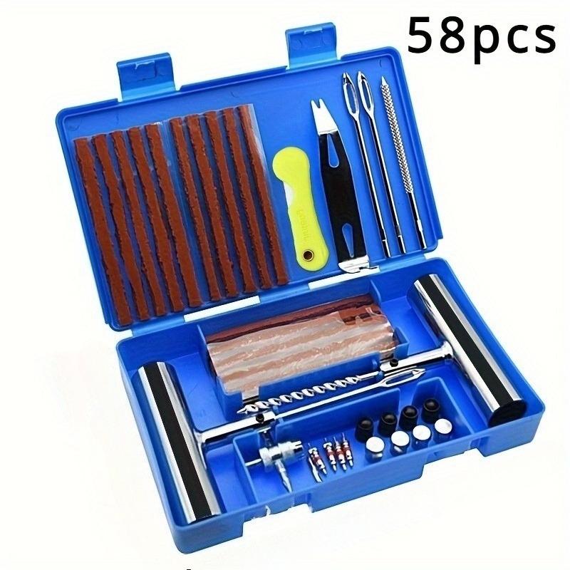 Tire repair kit, emergency heavy-duty tubeless tire repair nail kit ...