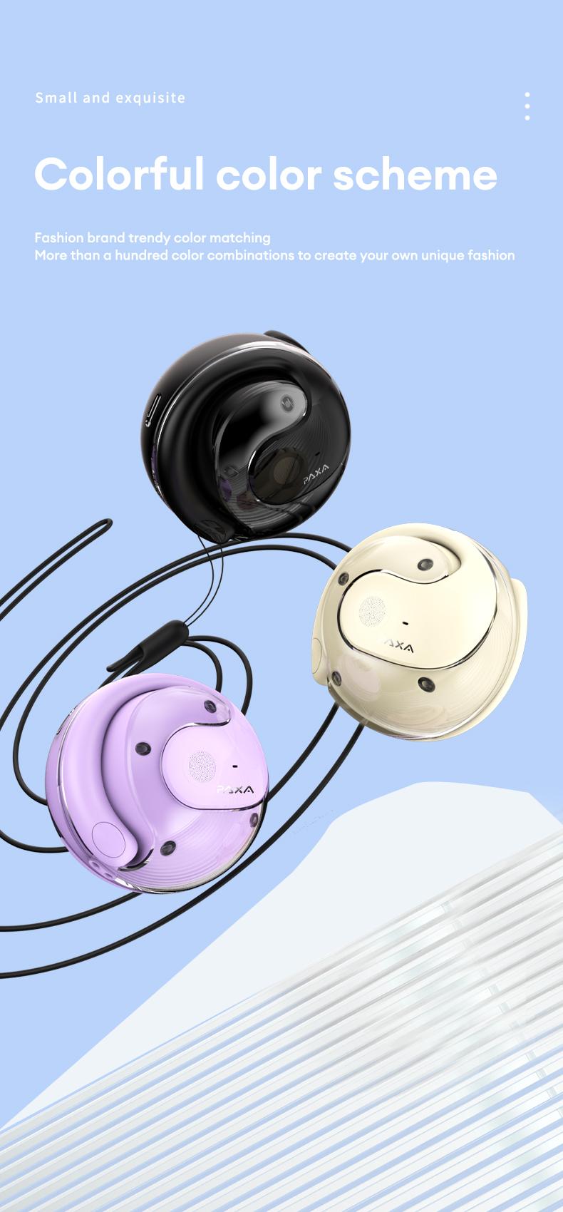 PAXA X15 PRO Earphone Wireless Bluetooth 5.4 OWS Waterproof Sport Headsets Noise Reduction Headphones Audio  Electronic