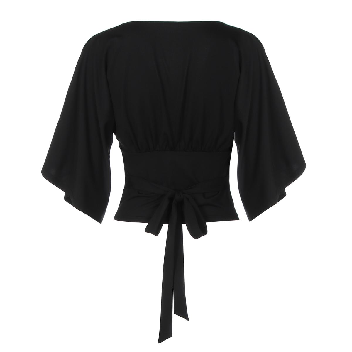 Women's Plain Split Short Sleeves Tie-back V Neck T-shirt Top, Solid Color Ruched Lace-up Slim Fit Crop Top, Party Club Date Holiday Music Festival Daily Casual Tshirts Tees Blouse Shirt Tops For Ladies All Seasons Summer Fashion Clothes Wear Basic