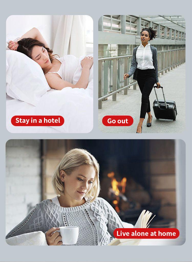 Door Stopper Anti-Theft Door Holder, Hotel Travel Safety Device, Home Security Door Blocker, Self-Defense Tool, Prevent Collision