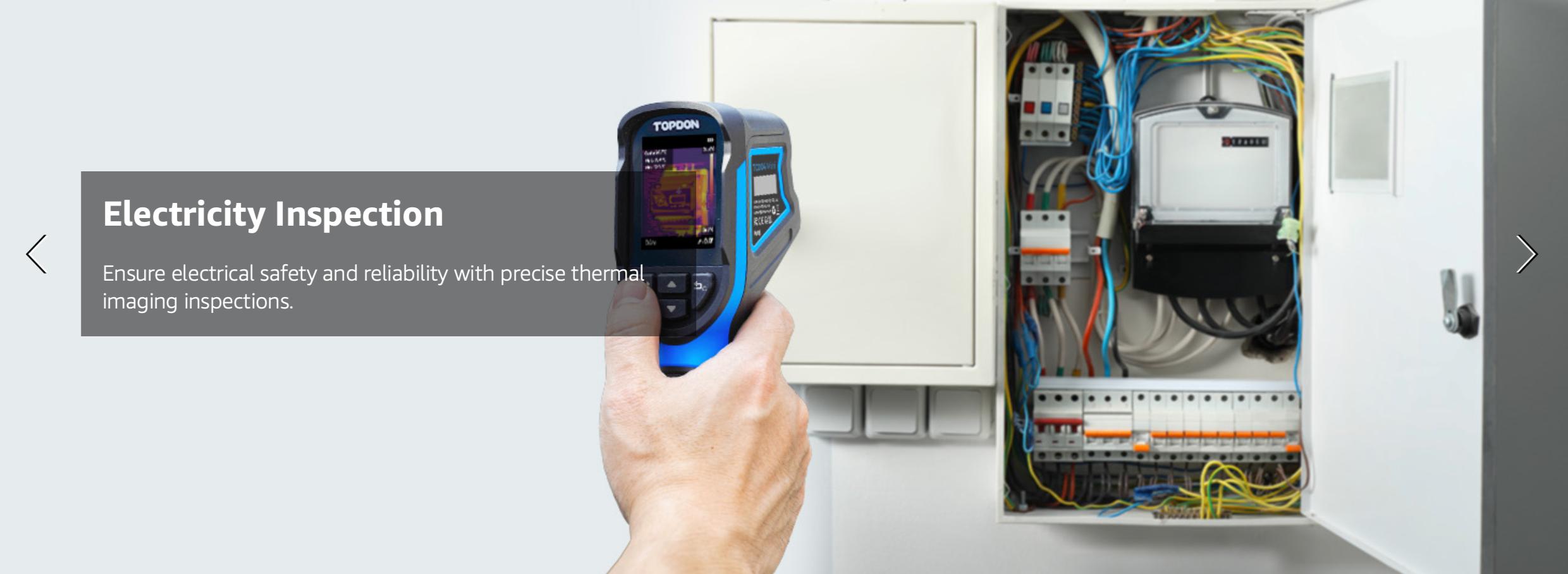 TOPDON TC004 Mini Handheld Thermal Imaging Camera, 240 x 240 TISR Resolution, -4°F to 842°F, 15-Hour Battery Life, 128 x 128 IR Resolution, 25Hz Infrared Camera